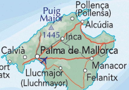 Majorca Map
